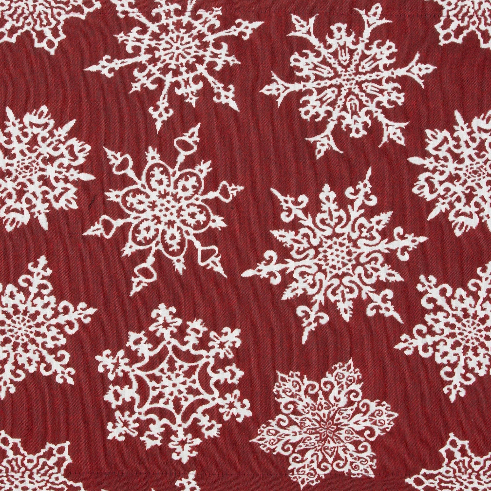 Gobelin Tischset mit Schneeflocken & Schneekristallen 35x50 cm