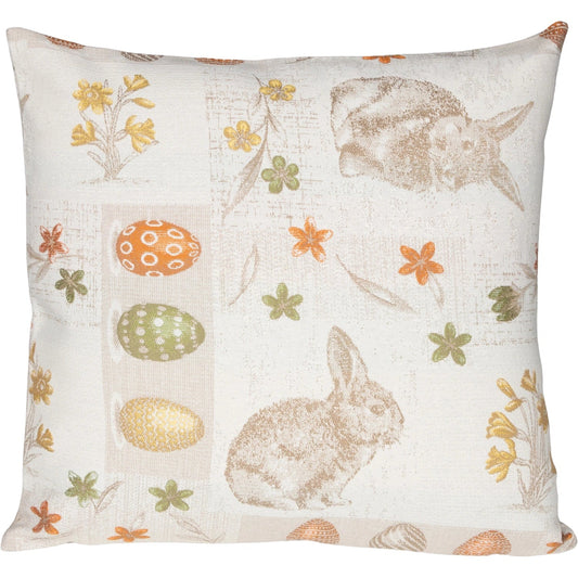 Jacquard Kissenhülle Oster Kacheln 40x40 cm