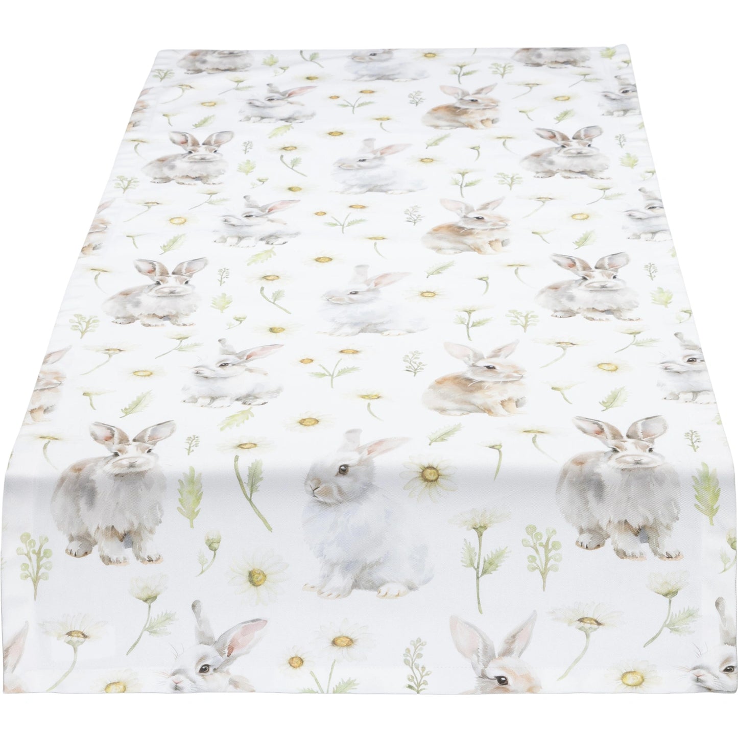 Tischläufer mit Hasen im Blütenregen - Juma Rabbit 40x90 cm