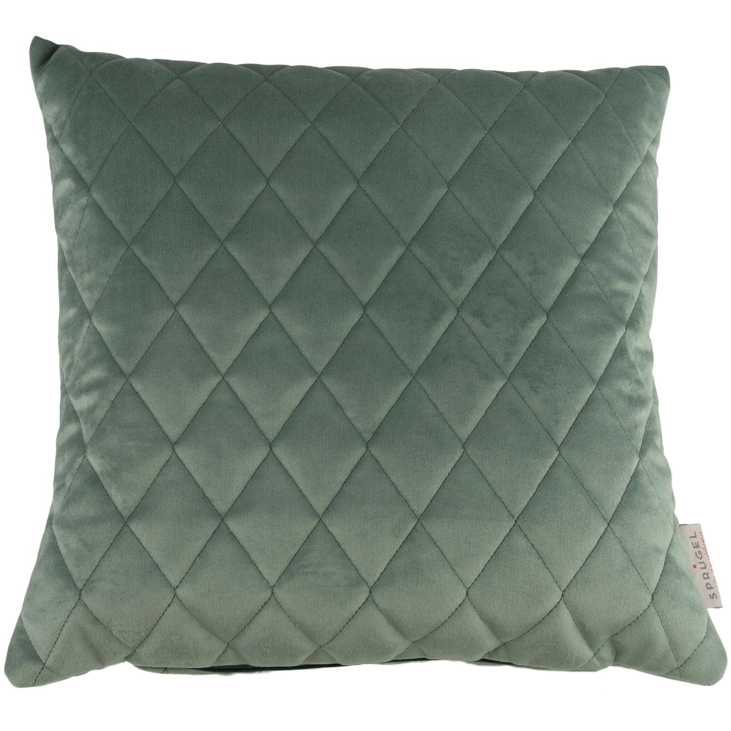 Kissenhülle Edel-Samt 40x40 cm Rautensteppung – Sprügel Hometex GmbH