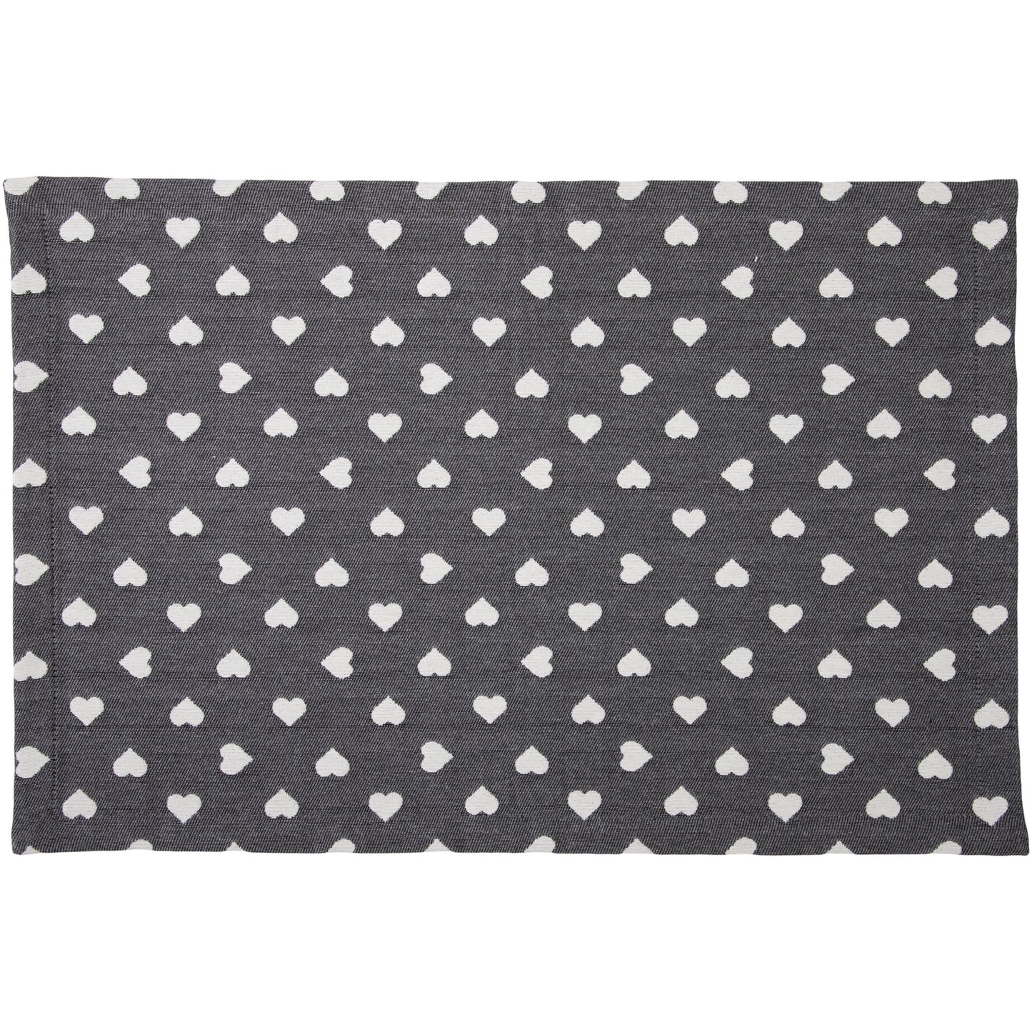 Tischset Lieblingsplatz grau - Montana Hearts 35x50 cm
