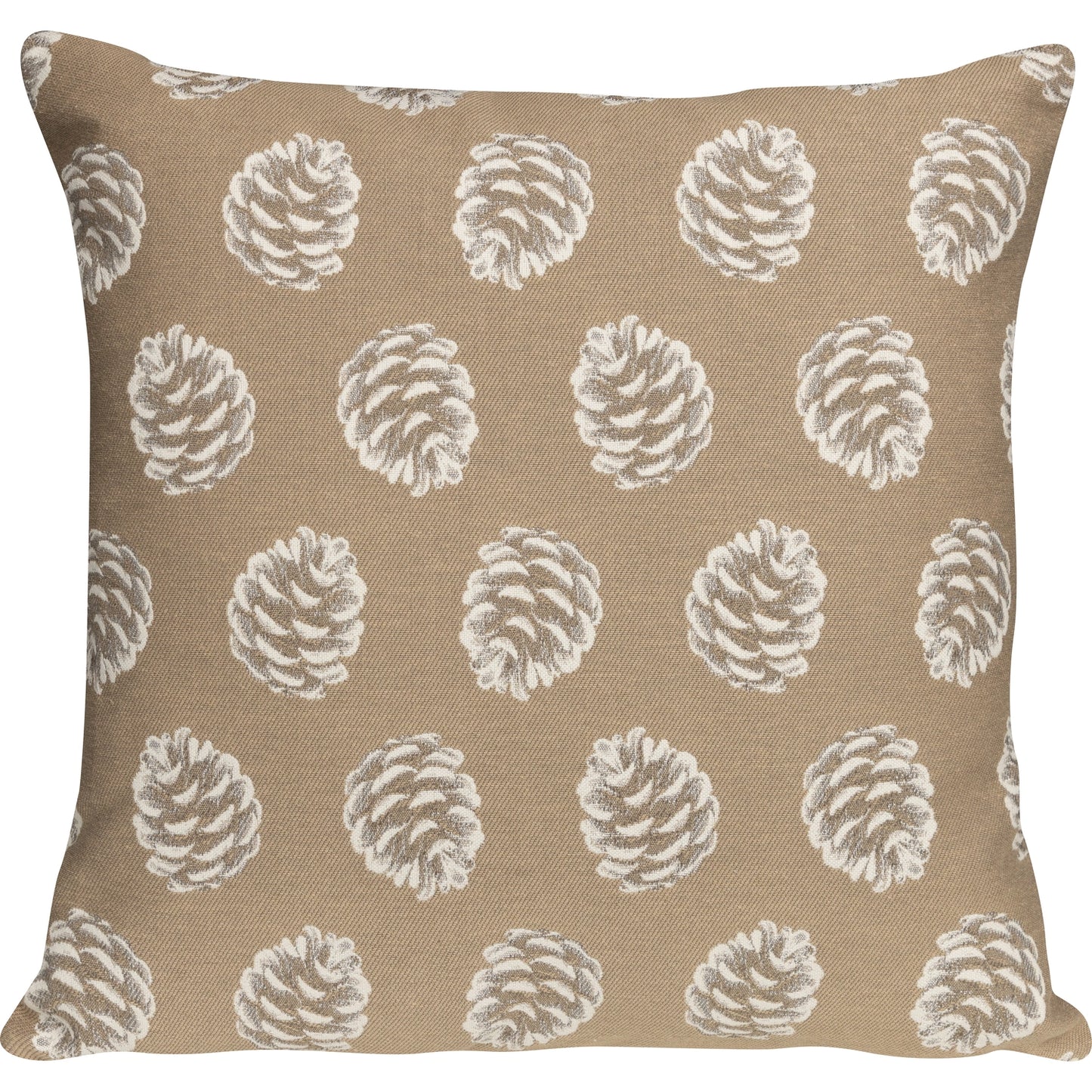 Kissenhülle Kiefernzapfen beige - Montana Pine Cone 45x45 cm