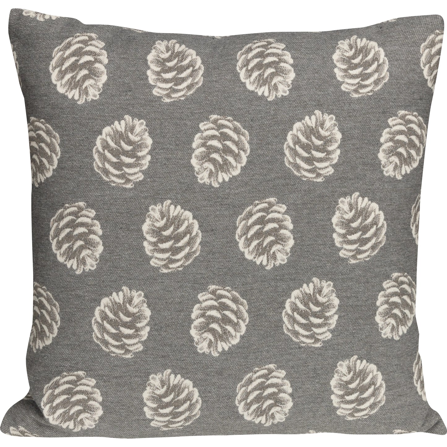Kissenhülle Kiefernzapfen grau - Montana Pine Cone 45x45 cm