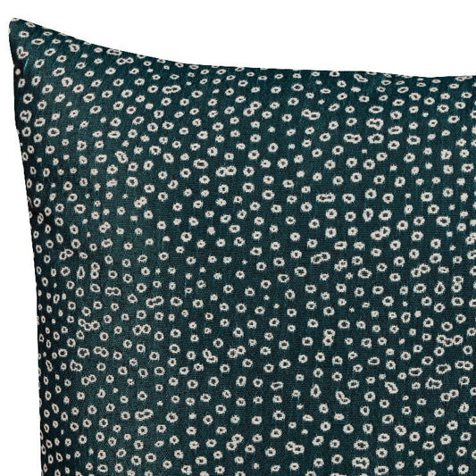 Jacquard Kissenhülle Gepunktet türkis 30x50 cm