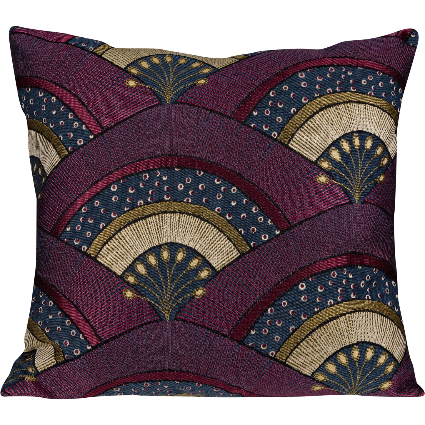 Kissenhülle Glamour Fächer - Burgund Fan 50x50 cm