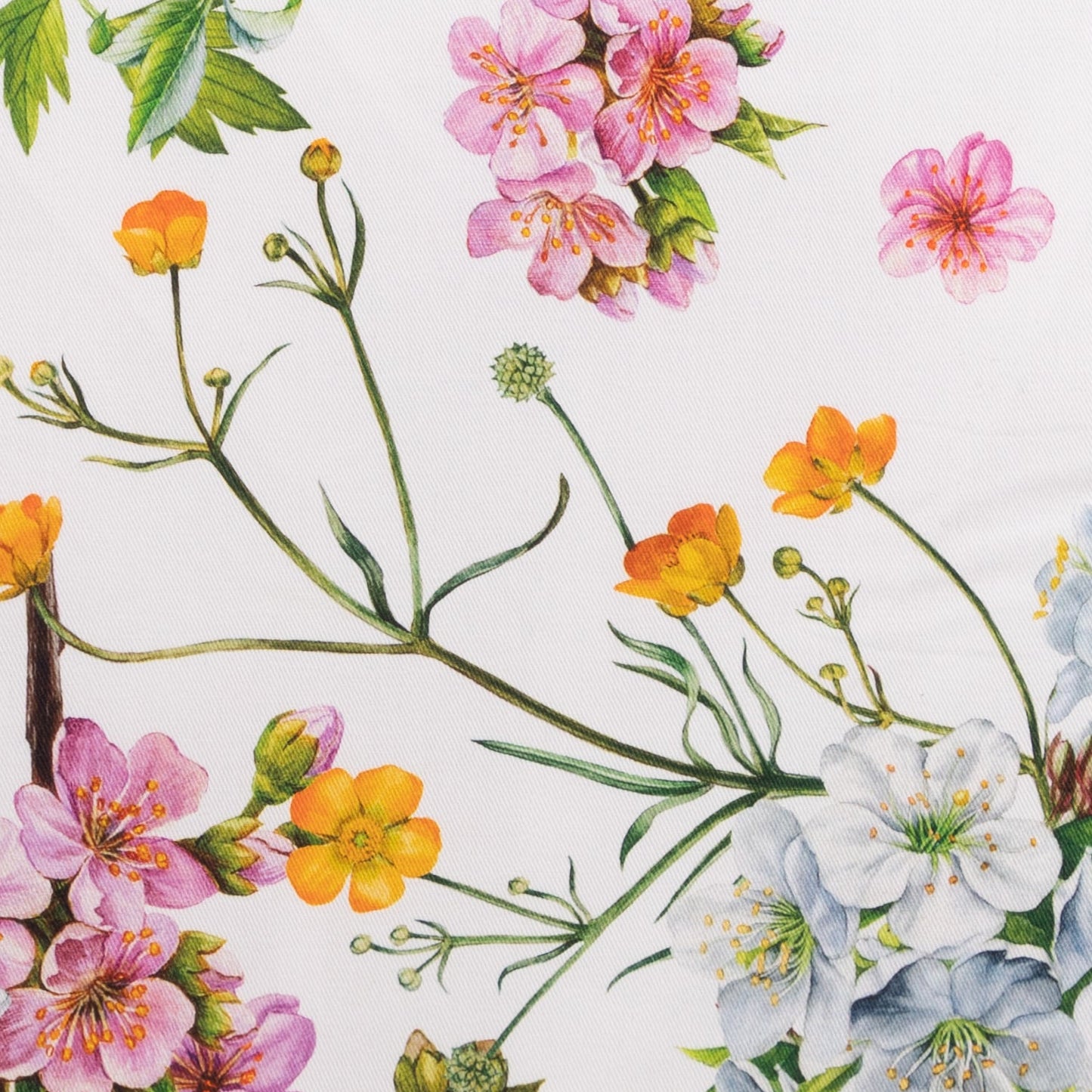 Baumwoll Tischband Kirschblütenfest 50x150 cm