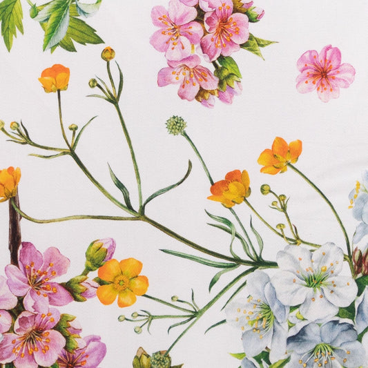 Baumwoll Tischband Kirschblütenfest 50x150 cm