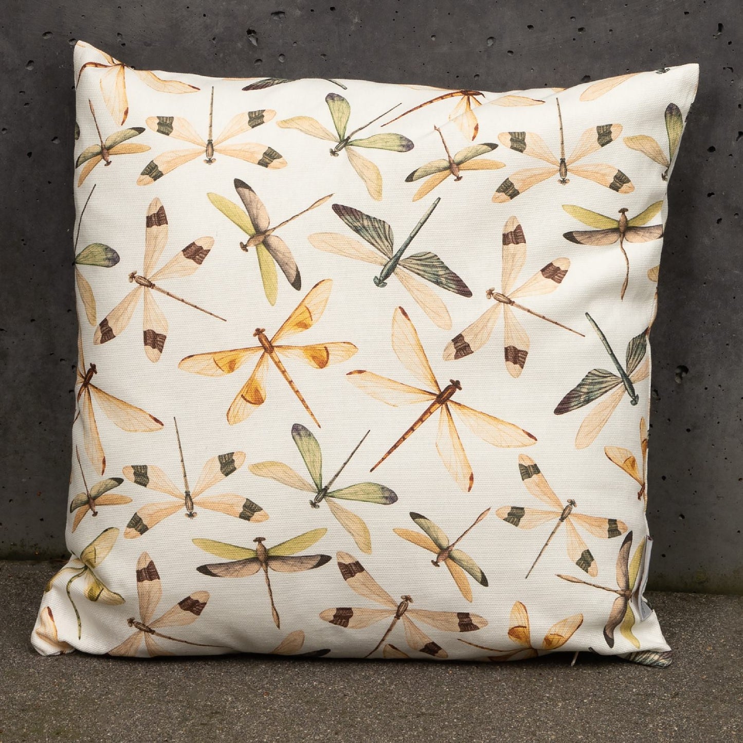 Kissenhülle mit Libellen - Natural Dragonfly - 40x40 cm