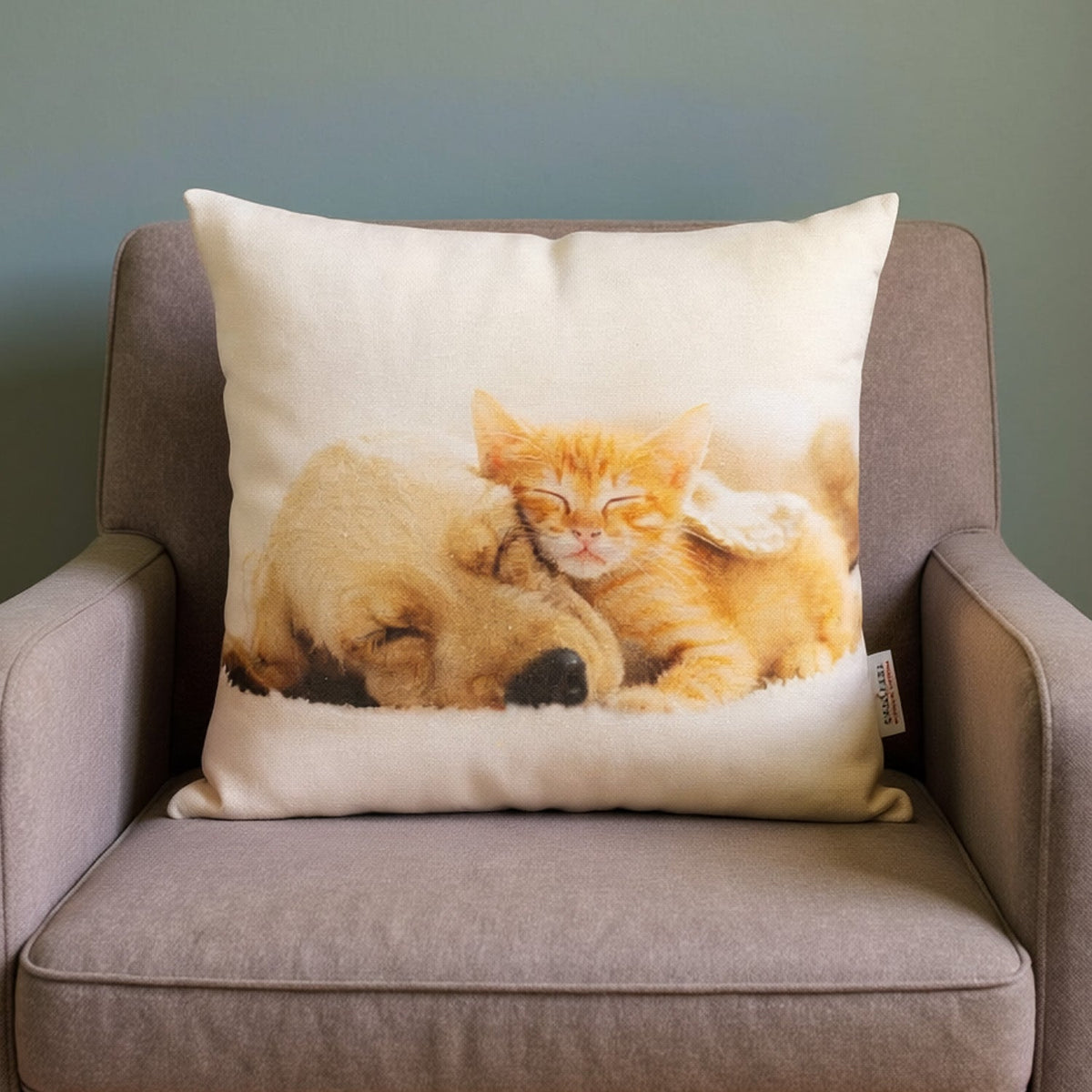 Wendekissenhülle Kuschelfreunde 45x45 cm