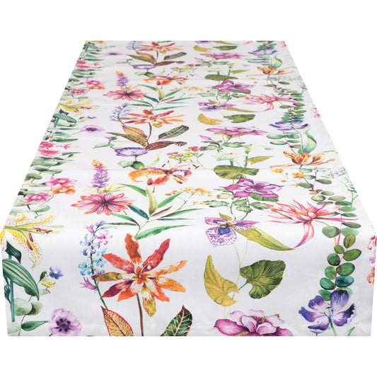 Baumwoll Tischband Frühlingsgeflecht 50x150 cm