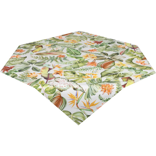 Baumwoll Mitteldecke Tropengarten 85x85 cm