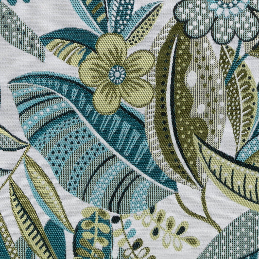 Jacquard Tischband Blätter Tiefe 40x180 cm