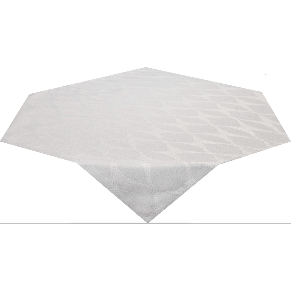 Tischdecke Milos Waves light grey - 110/110 cm