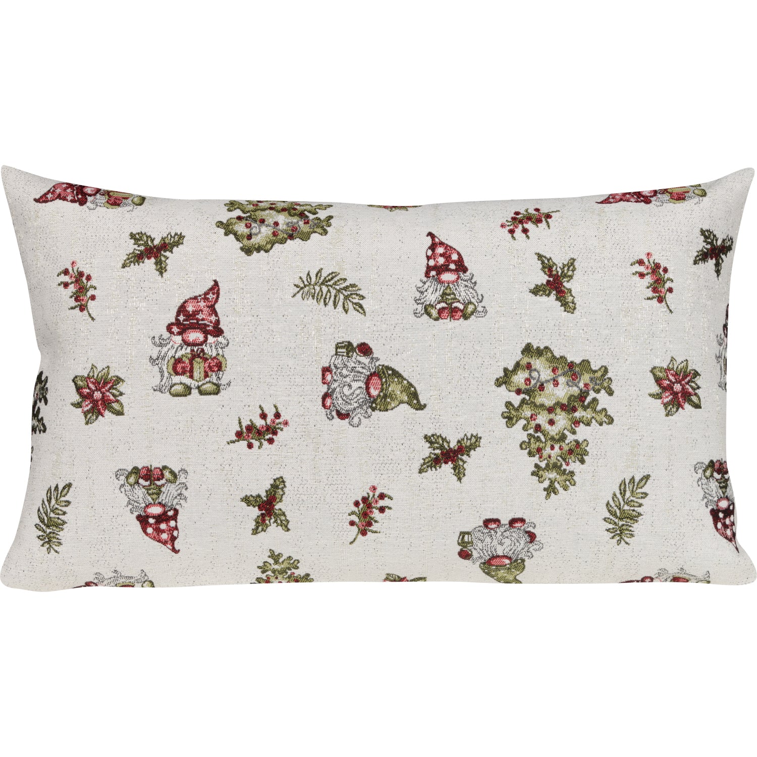 Jacquard Kissenhülle X-Mas Winter Tomte 30x50 cm – Sprügel Hometex GmbH