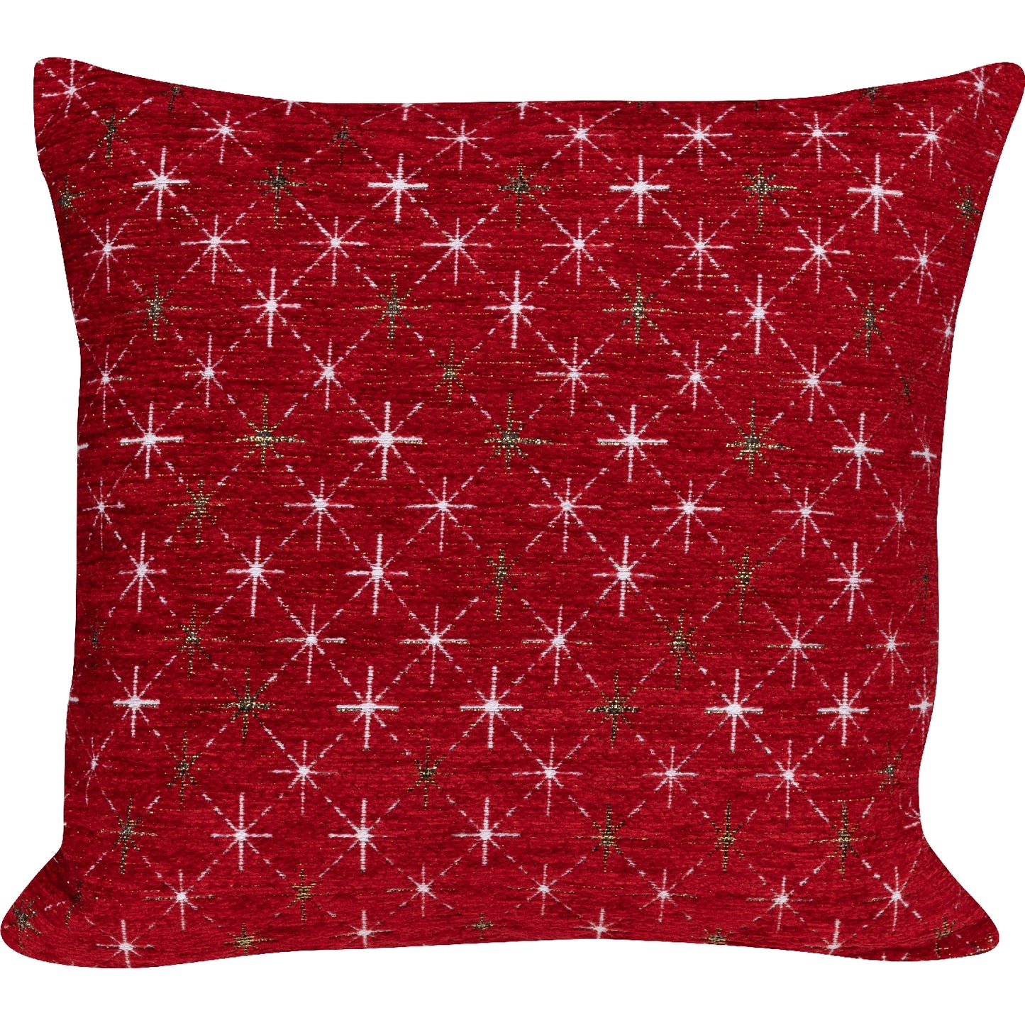 Kissenhülle Starlight red Chenille - 50x50 cm