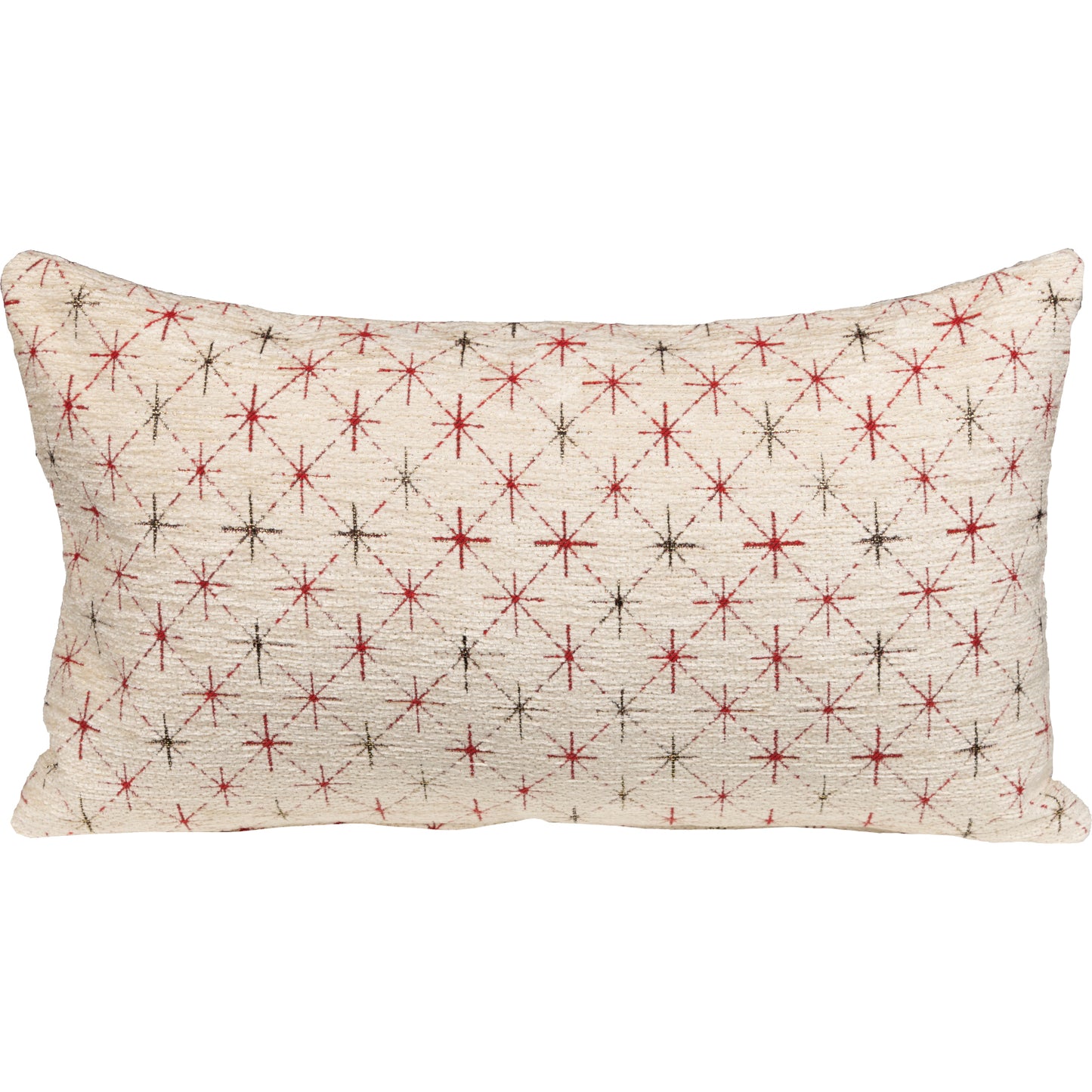 Kissenhülle Starlight creme Chenille - 30x50 cm
