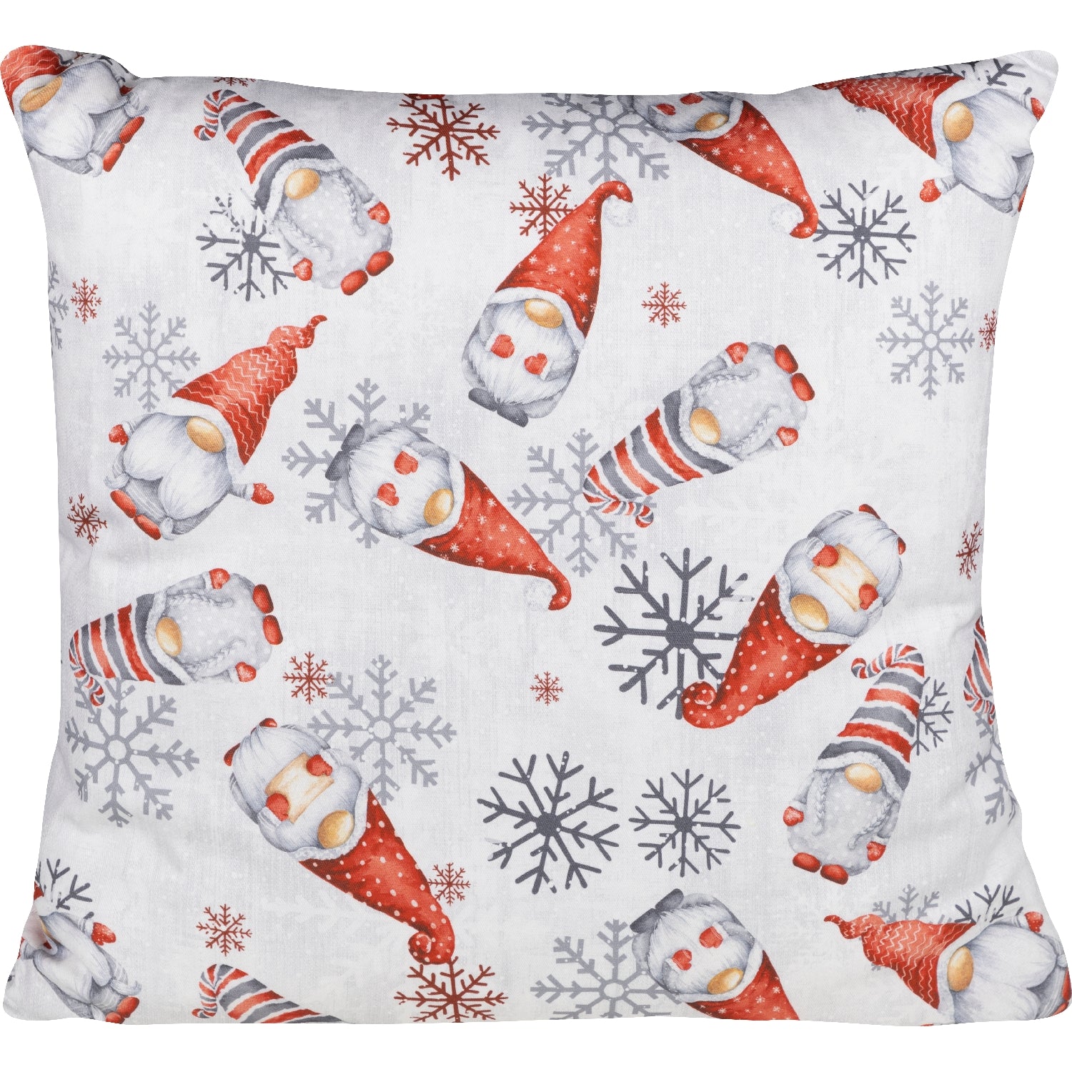 Kissenhülle Wichtel Winter 50x50 cm Baumwolle – Sprügel Hometex GmbH