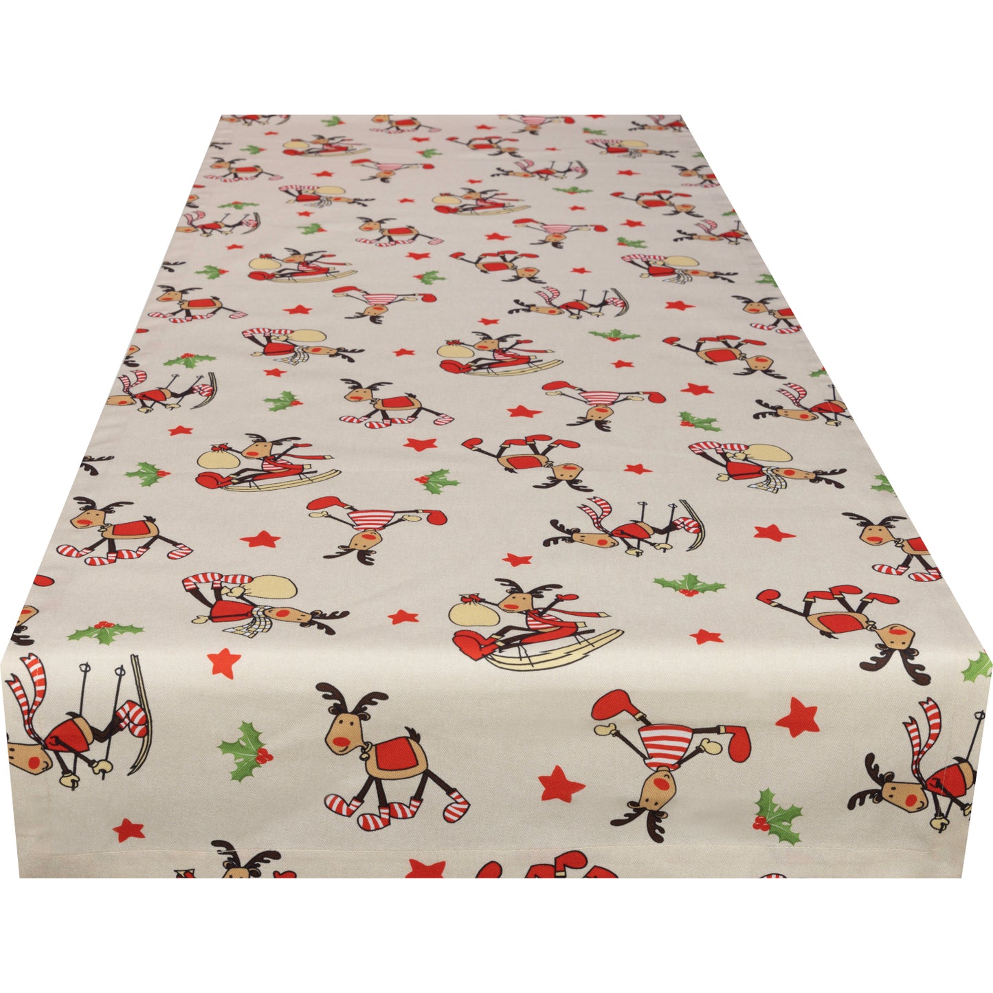 Tischband X-Mas Funny Rudolph - 40/180 cm