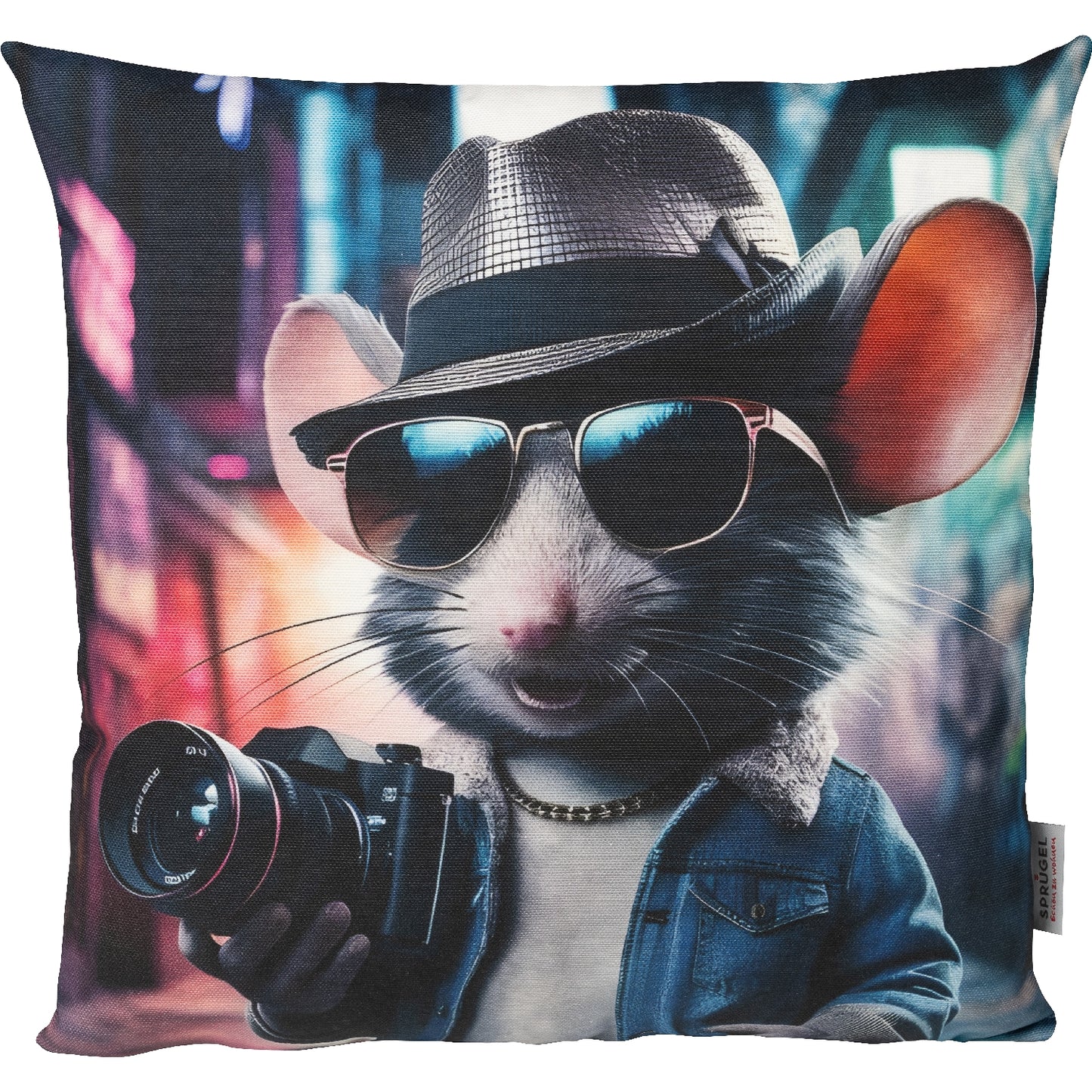 Kissenhülle Paparazzi Rat