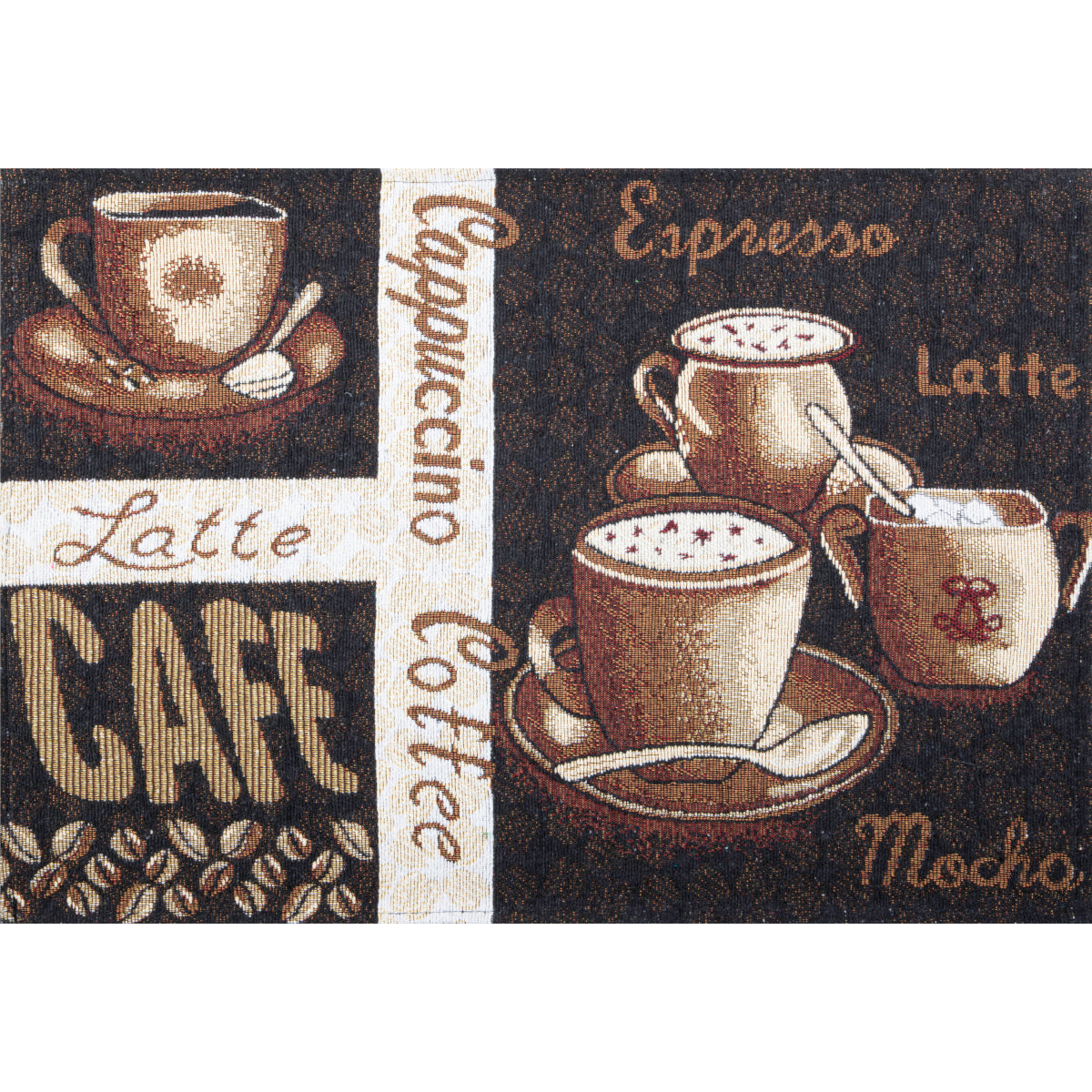 Gobelin Tischset Coffee Cups