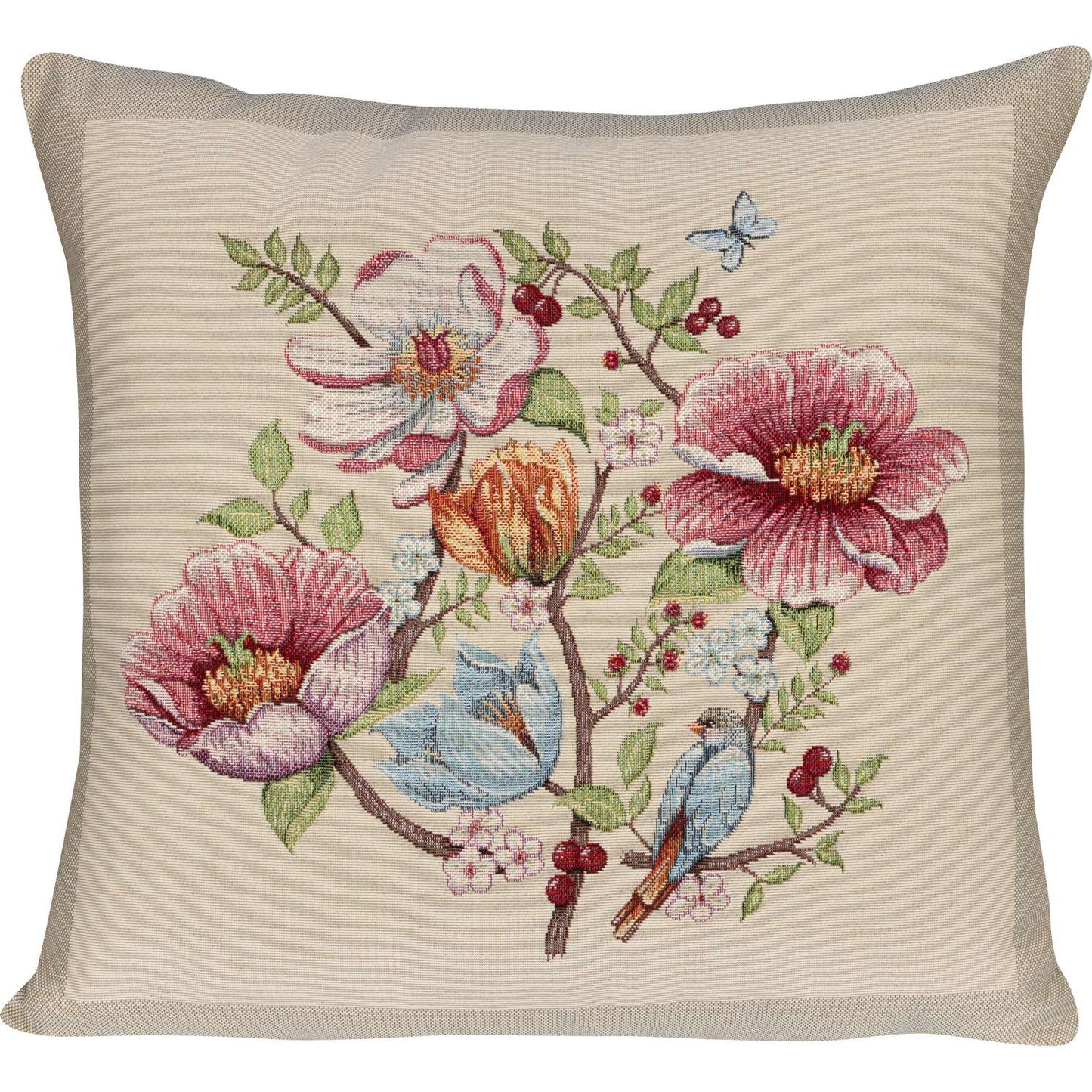 Kissenhülle Spring Flower Bird - 45x45 cm