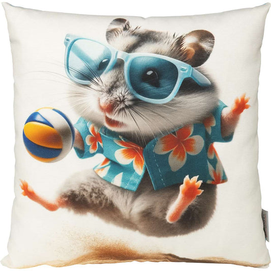 Wendekissenhülle Strand Hamster