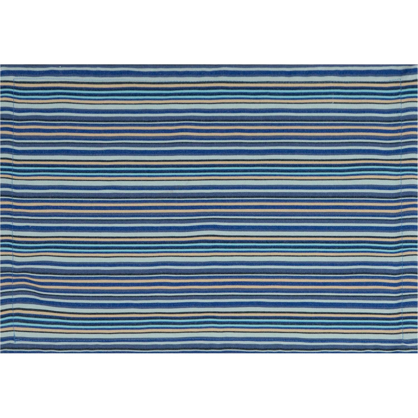 Tischset für den Außenbereich • UV- & wetterbeständig • Sommerstreifen dunkelblau | 34x47 cm