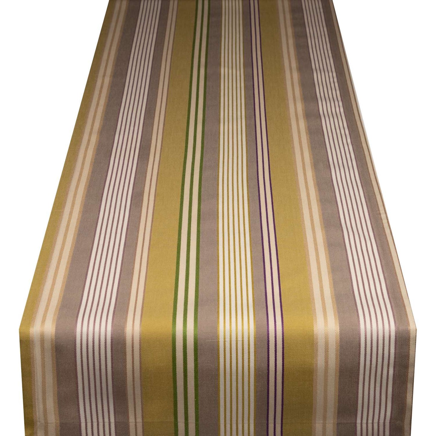 Tischläufer für Terrasse & Balkon • Schadstofffrei nach OEKO-TEX® • Intervall grün | 45x150 cm