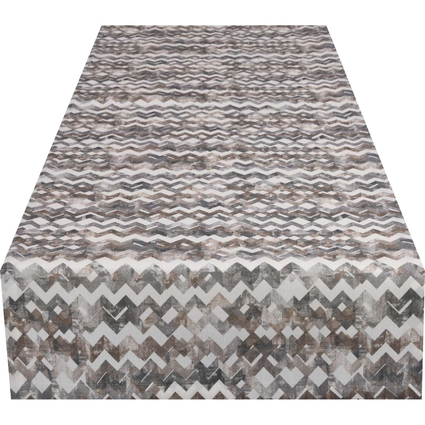 Tischläufer für Terrasse & Balkon • Hohe Lichtechtheit im Freien • Sediment | 50x150 cm