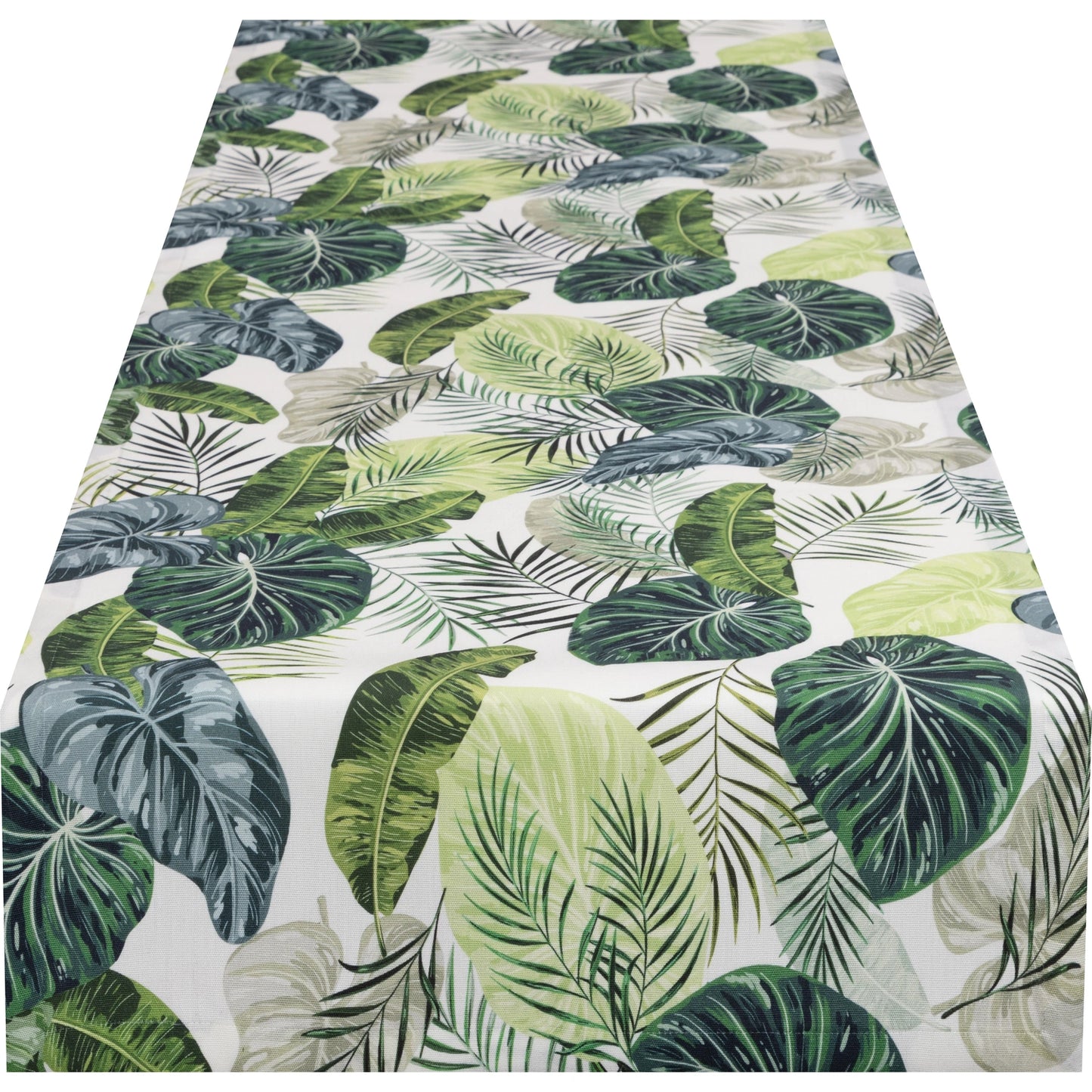 wetterbeständiges Tischband Palmen Garten 45x150 cm