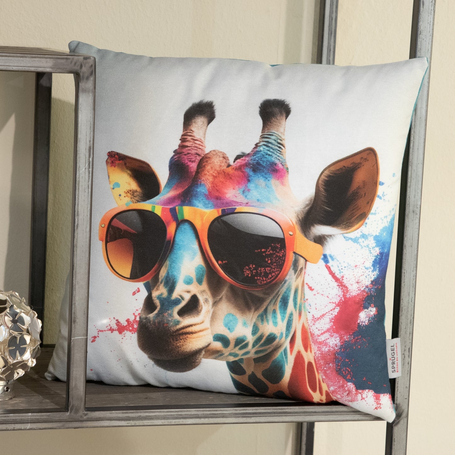Kissenhülle Cool Giraffe