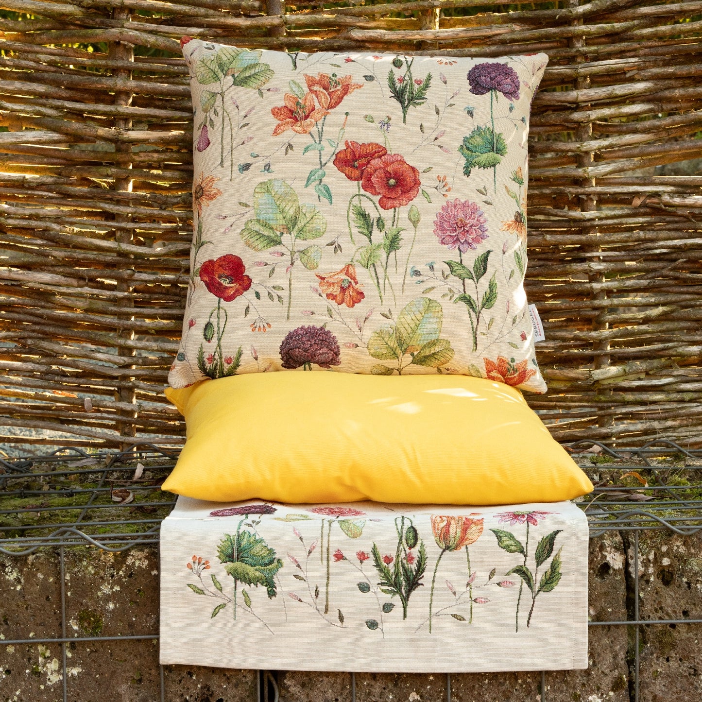 Gobelin Tischband Wiesenblüher 45x140 cm