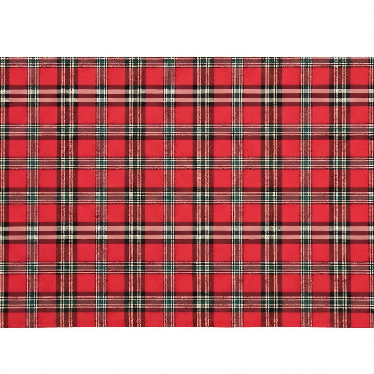 Tischset Schottenkaro rot schwarz - X-Mas Vintage Tartan 35x50 cm