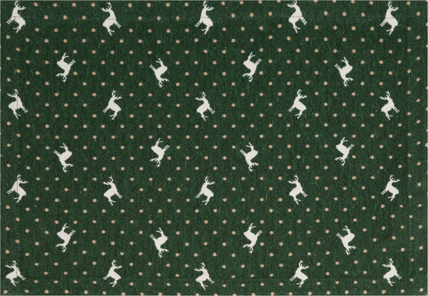 Tischset Cabana Home Deer Grün 35x50 cm | Fest & Griffig - Hirsch Motiv Waldgrün Landhaus
