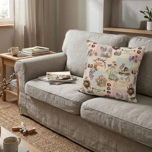 Gobelin Kissenhülle Oster-Erinnerungen 50x50 cm