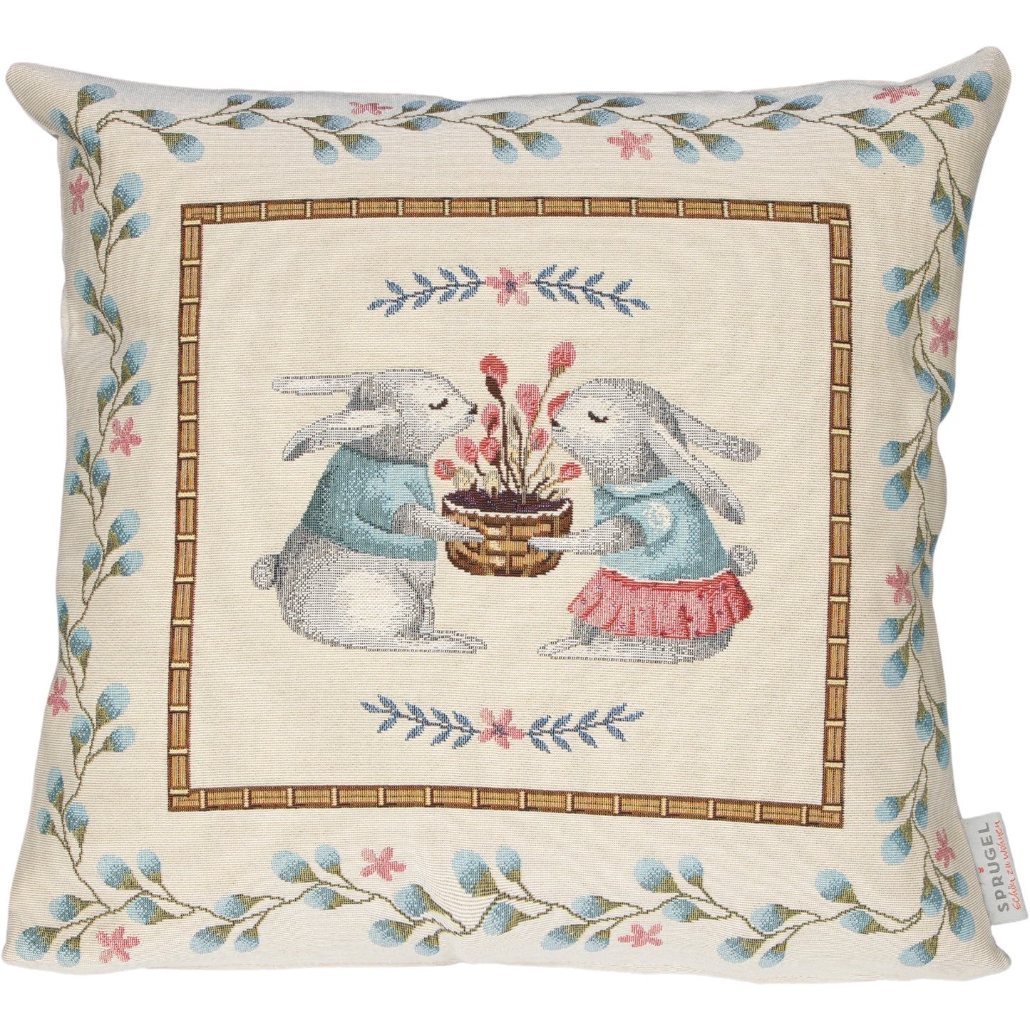 Gobelin Kissenhülle Osterduft 45x45 cm