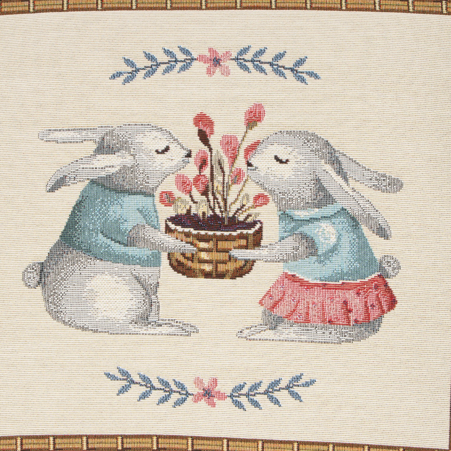 Gobelin Kissenhülle Osterduft 45x45 cm