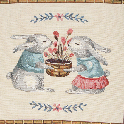 Gobelin Kissenhülle Osterduft 45x45 cm