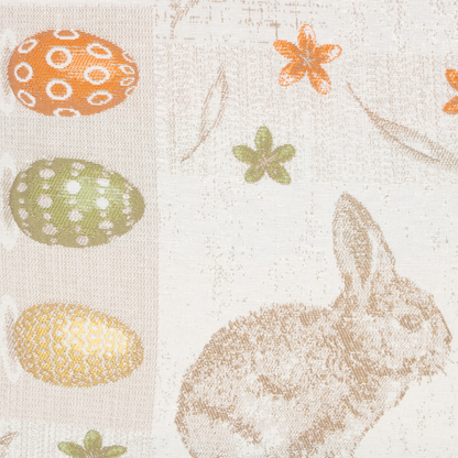 Mischgewebe Kissenhülle Oster Kacheln 50x50 cm