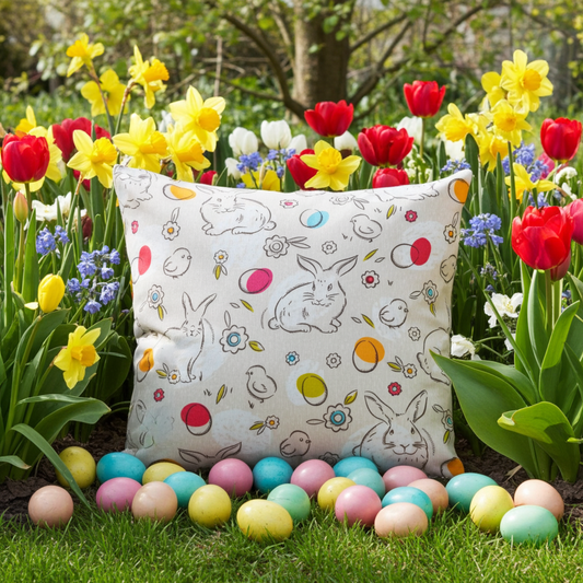 Präzisions-Druck Kissenhülle Hoppel Pop-Art 40x40 cm