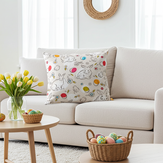 Jacquard Kissenhülle Hoppel Pop-Art 50x50 cm