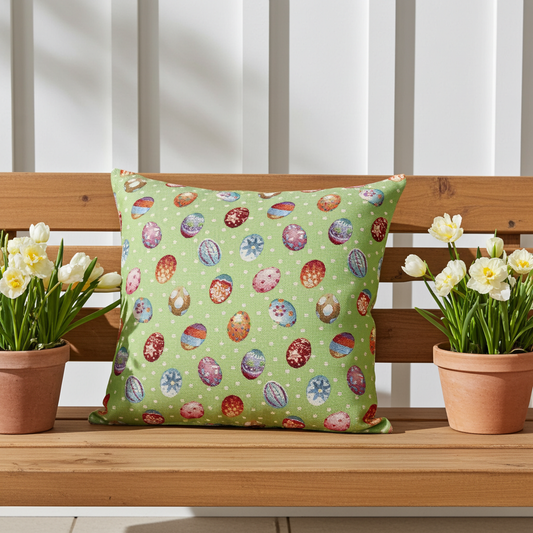Kissenhülle Bunte Beute - Easter Eggs 40x40 cm