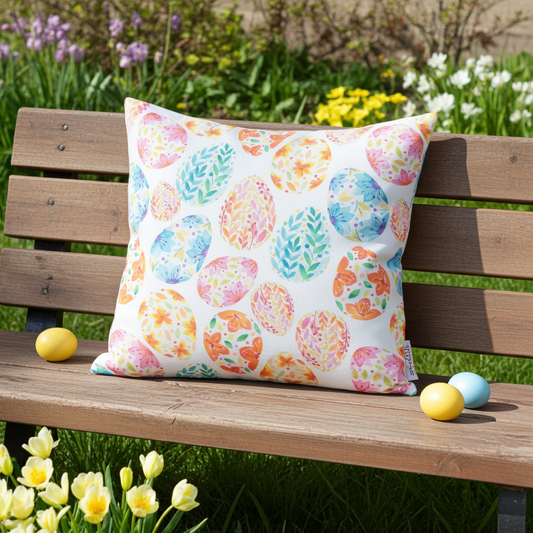 Präzisions-Druck Kissenhülle Eiflora 50x50 cm