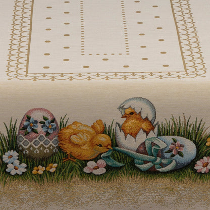 Gobelin Tischband Kükenglück 45x140 cm