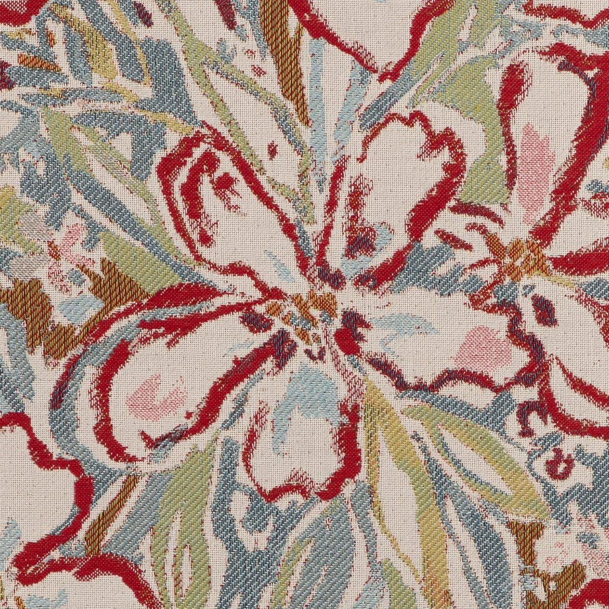 Jacquard Kissenhülle Pastell Lilie 60x60 cm
