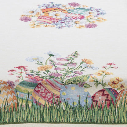 Gobelin Tischband Osterwiese 45x140 cm