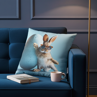 Wendekissenhülle Coolem Hasen und Osterei 45x45 cm