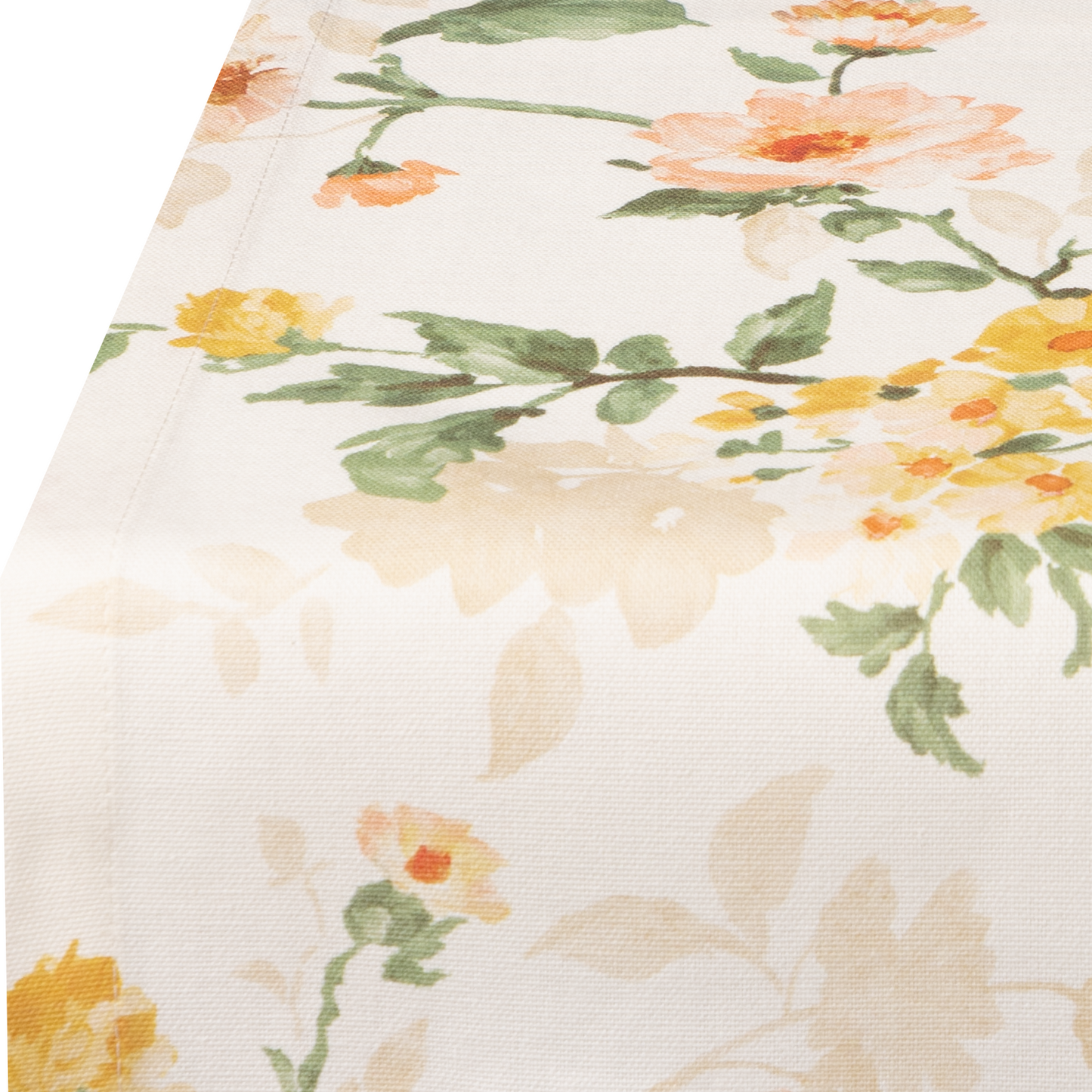 Tischläufer mit Zweigen und orangen Blüten - Anderson Floret 40x90 cm