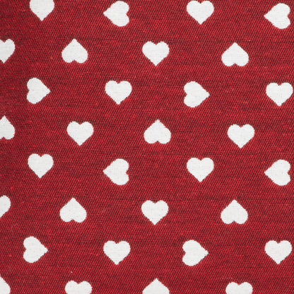 Kissenhülle Lieblingsplatz rot - Montana Hearts 50x50 cm