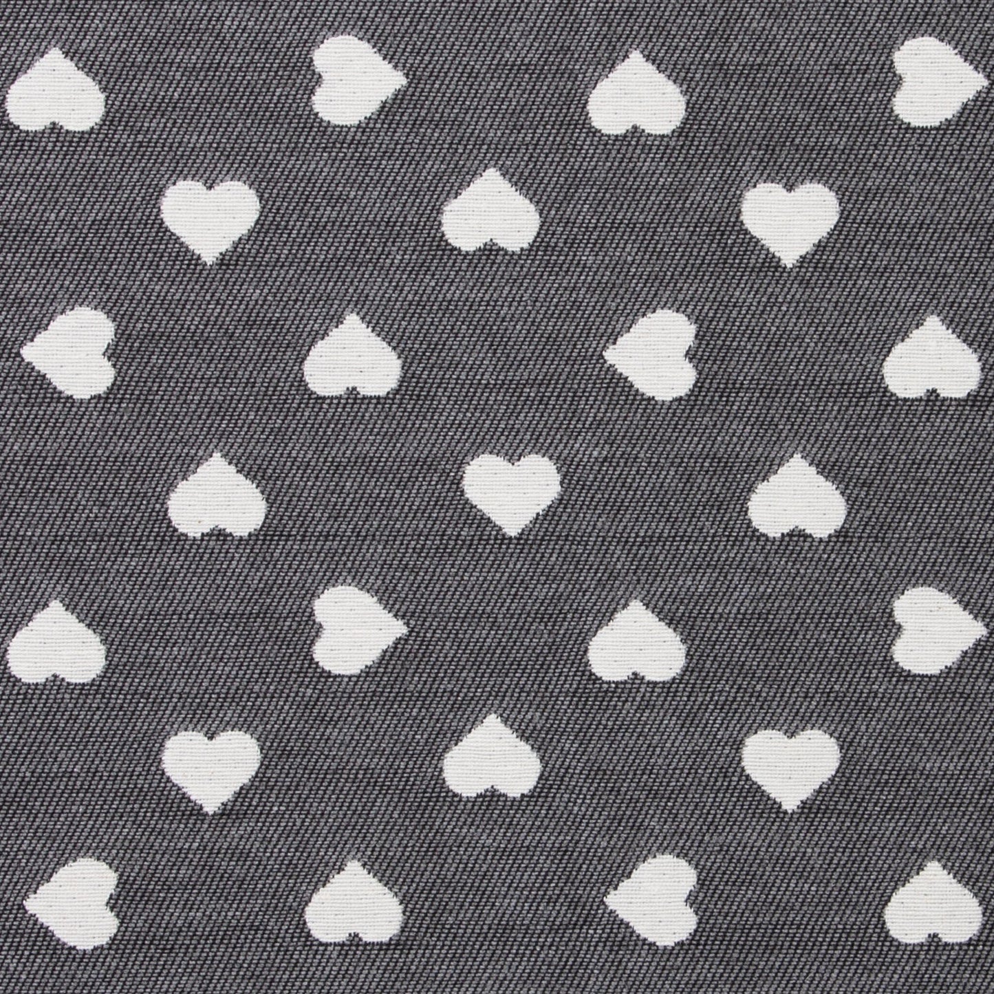 Jacquard Tischband Lieblingsplatz grau 40x180 cm